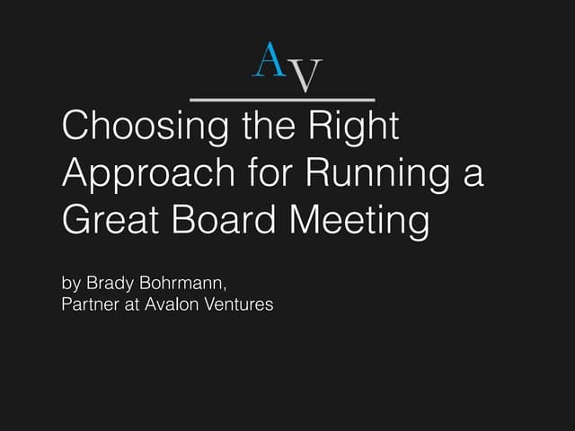 Choosing The Right Approach For Run...