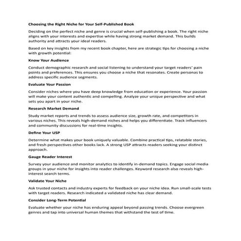Choosing the Right Niche for Your Self-Published Book.docx