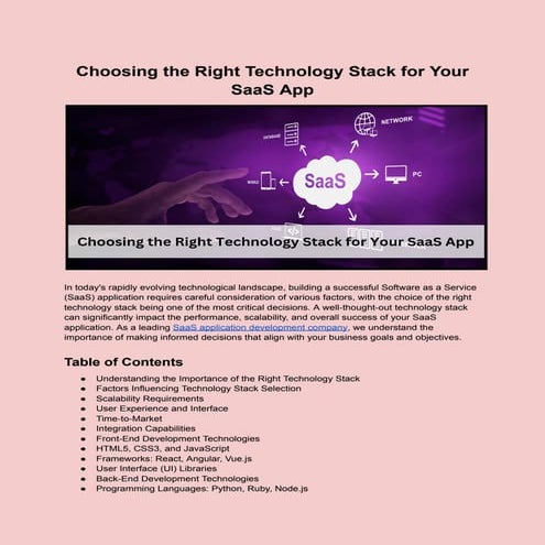 Choosing the Right Technology Stack for Your SaaS App.pdf