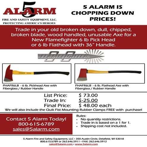 Chopping Down Prices Promotion