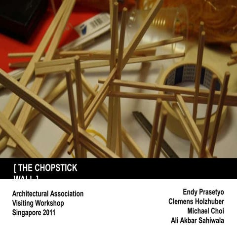 Chopstick Wall - Architectural Concept