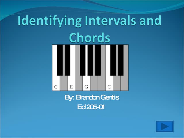 Chords and Intervals