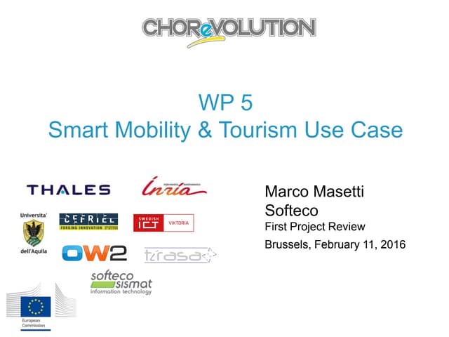 CHOReVOLUTION SMT Use Case v1.3