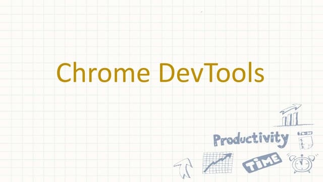 Chorme devtools
