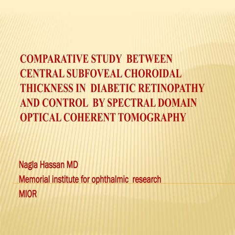 choroidal thickness free paper.pptxdal thickness by estimation through OCT sp...