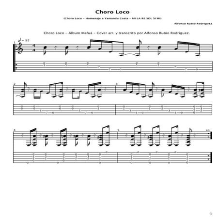 Choro Loco (Cover Alfonso Rubio Rodríguez)