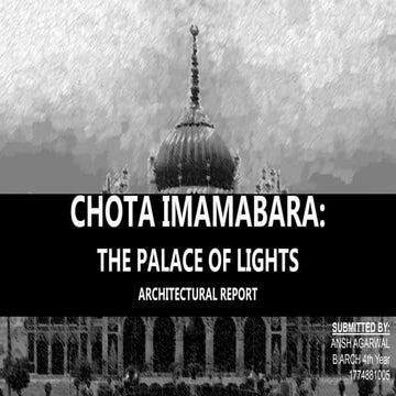 Chota Imambara: The Palace of Lights