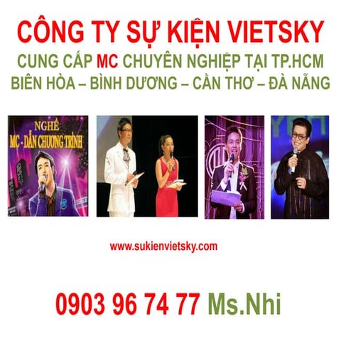 Cho thuê mc, cung cap mc chuyen nghiep tai Phan Thiết