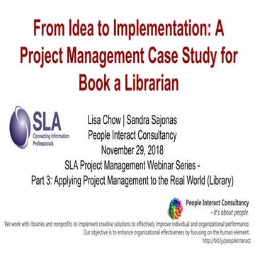 From Idea to Implementation: A Project Management Case Study for Book a Libra...