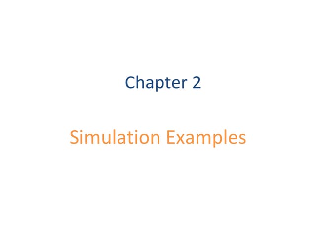 Chp. 2 simulation examples