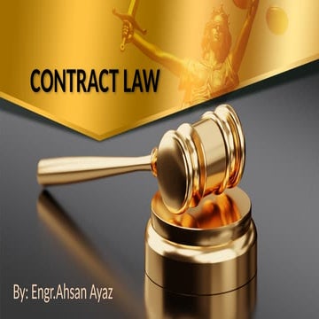 Introduction Of FIDIC Contract law detail ppt.