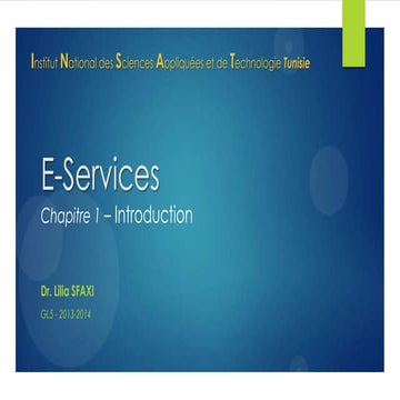 Chp1- Introduction aux eServices
