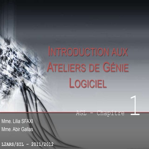 Chp1 - Introduction à l'AGL | PPTX