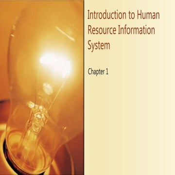 Chp 1 introduction to hris