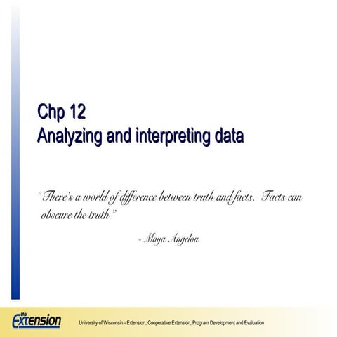 Chp12  - Research Methods for Business By Authors Uma Sekaran and Roger Bougie