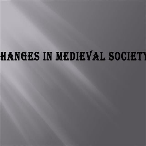 Chp 14.2 changes in med society