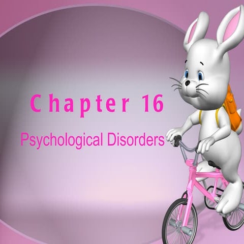 Chp 16 psch disorders 2011