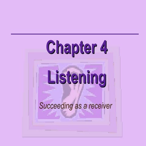 Chapter 4 Listening