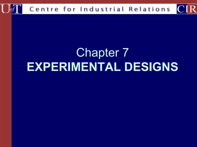 Chp7  - Research Methods for Busine...