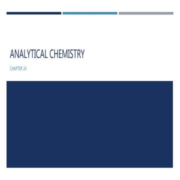 Analytical Chemistry