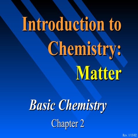 Chpt  2   introduction to chemistry