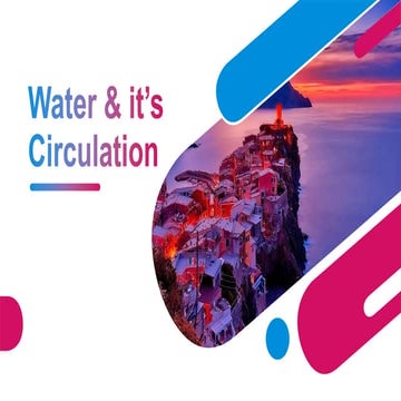 Water & it's circulation