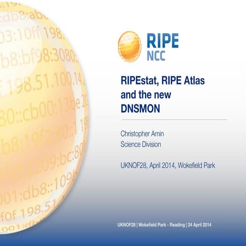 RIPEstat, RIPE Atlas and the new DNSMON