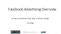 Facebook Advertising Overview