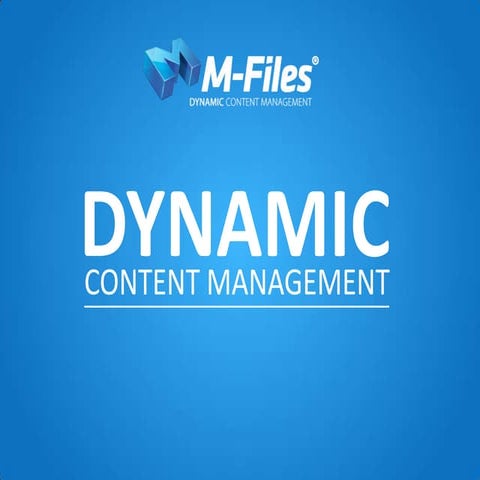 M-Files Enterprise Content Management Software