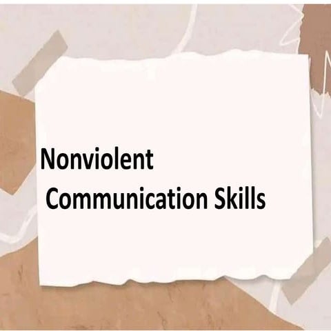 Nonviolent Communication - NVC | PDF