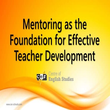 Chris Farrell: Mentoring as the Foundation for Effective Teacher Development