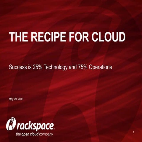 Chris jackson   cloud recipe 130522