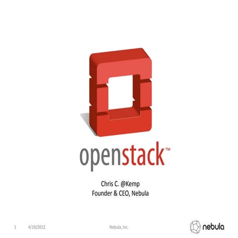 Chris Kemp Nebula Keynote
