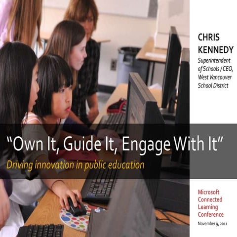 Microsoft Education Keynote - Washington DC - November 9, 2011