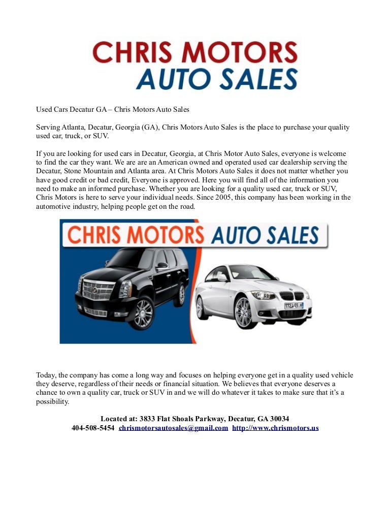 Chris motors auto sales