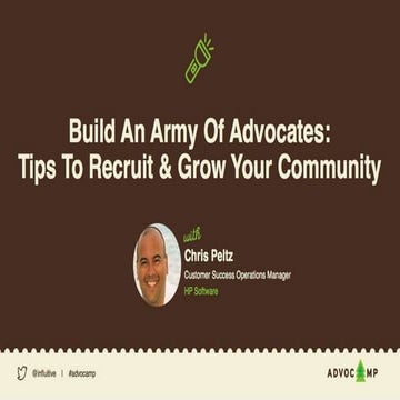 Advocamp: Chris Peltz