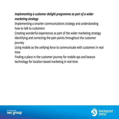 CMO Event - Customer delight - physical and digital playing together