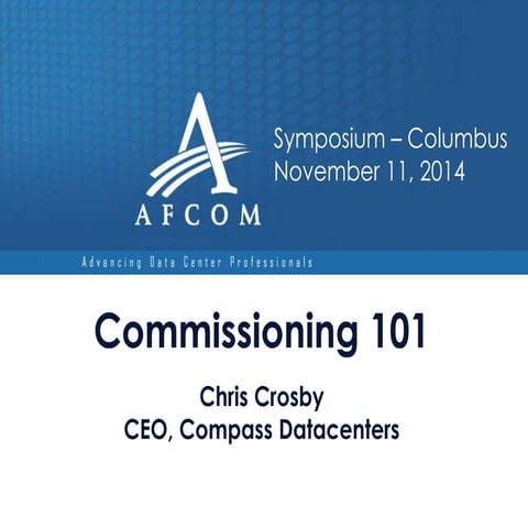 Data center commissioning 101