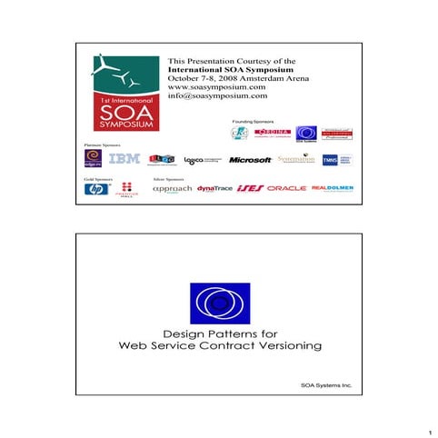 Chris  Riley   Design Patterns For Web Service Versioning