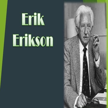Erik Erikson's Psychosocial Crisis Theory