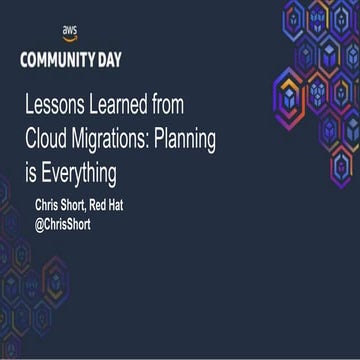 Lessons Learned From Cloud Migrations: Planning is Everything