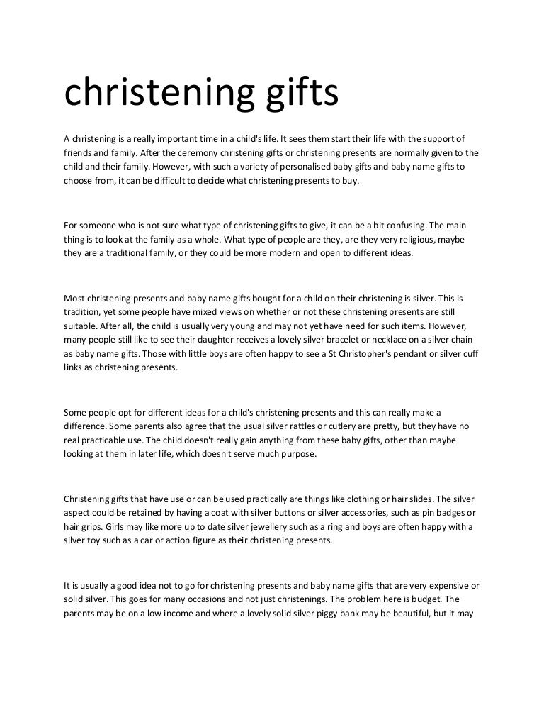 unusual christening gifts boy