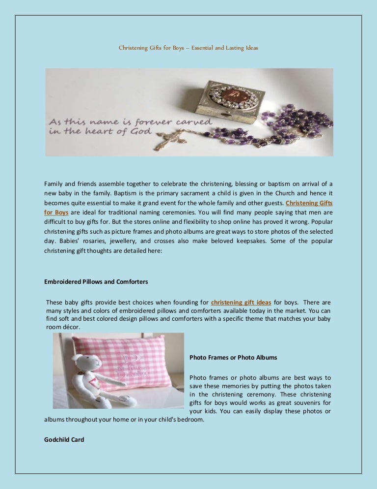 best christening gift ideas