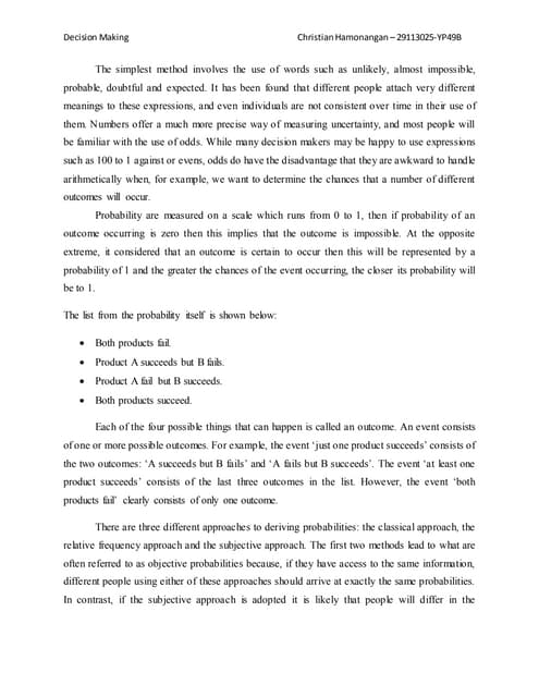 Christian decision making