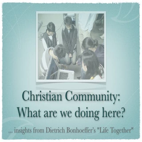 Christian community