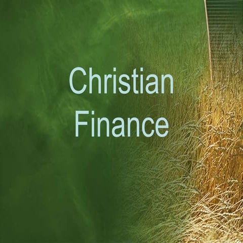 Christian Finance 101