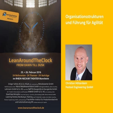 Organisationsstrukturen und Führung für Agilität