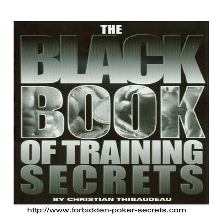 Christian thibaudeau   black book of training secrets