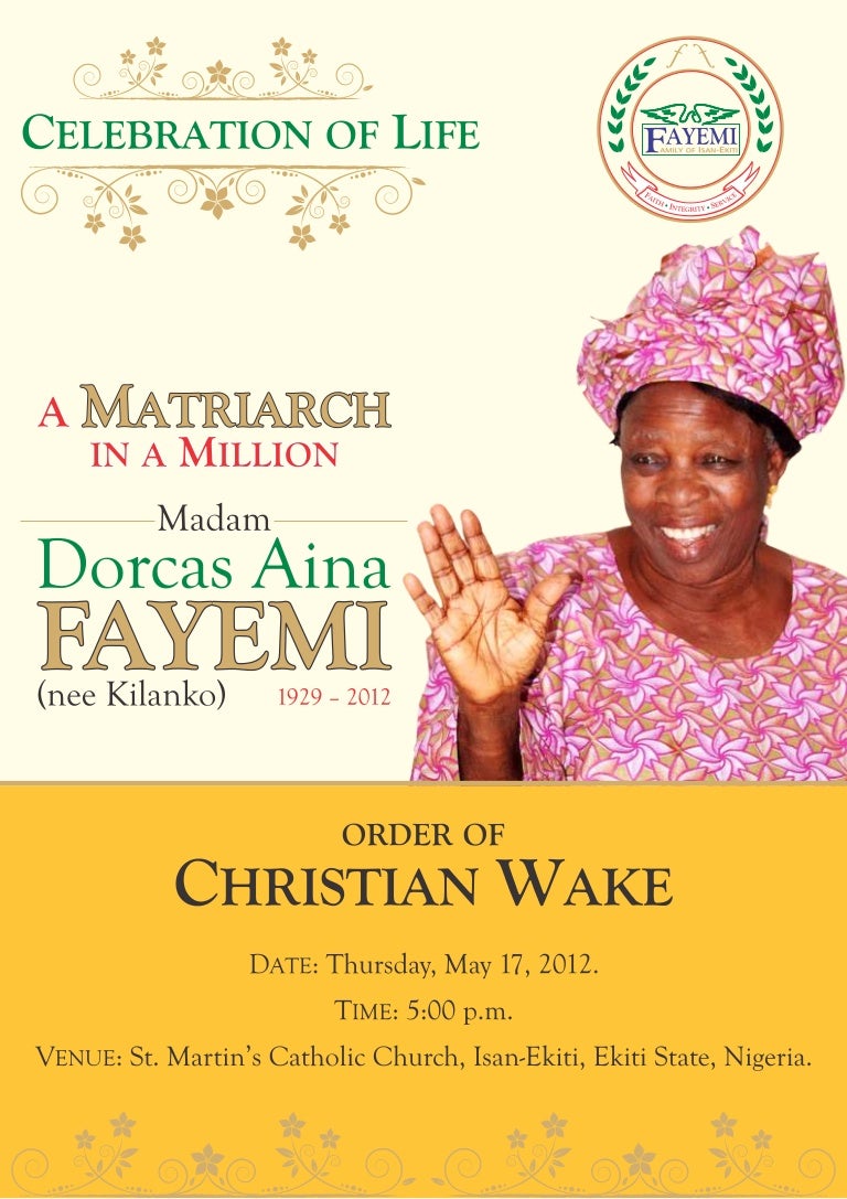 Christian Wake Keep Programme