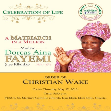 Christian Wake Keep Programme